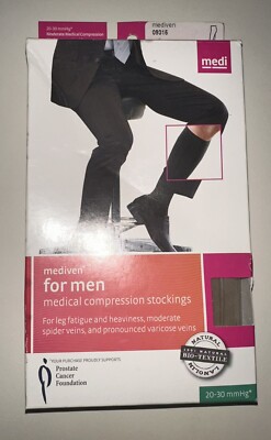 Mediven For Men Compression Socks, Khaki, Size V, New In Package