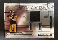 2005 Ben Roethlisberger Authentic NFL Game-Worn Jersey Card #13 of 50 W/COA 