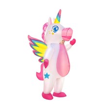 KOOY Unicorn Costume, Inflatable Unicorn Costume Adult, Blow Up Costumes for ...