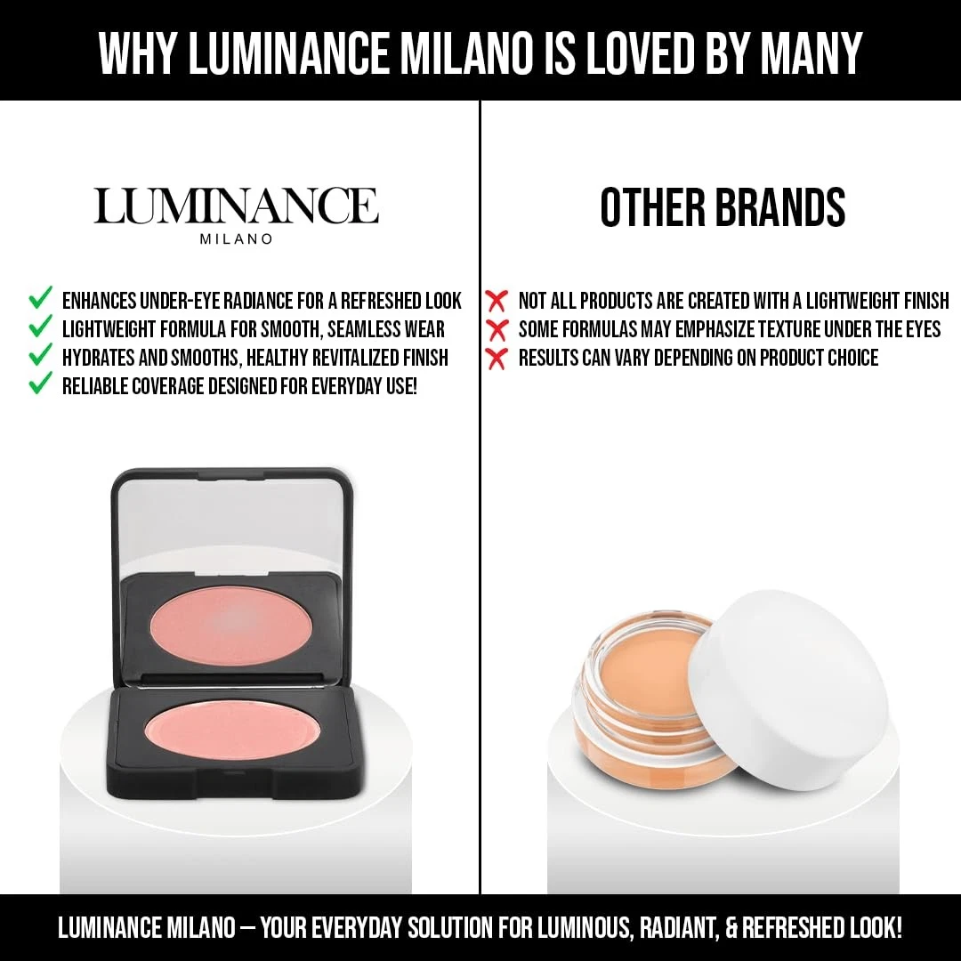 Under Eye Brightener  Lightweight Pink Corrector for Dark Circles & Fine Lines