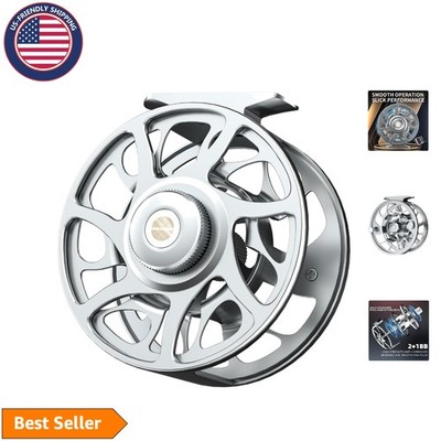 High-Performance 5/7 Fly Fishing Reel | Adjustable Braking & Super Large Arbor