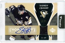 Sidney Crosby Penguins Signed 2007-08 Upper Deck Trilogy #SS-SC #12/50 Card