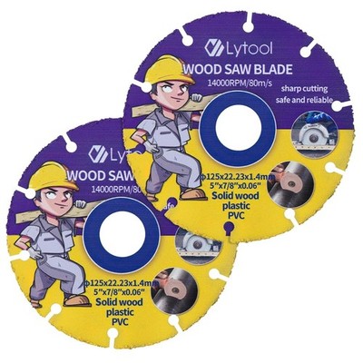 Lytool 2 Tlg Kreissägeblatt Holz 125 mm Flexscheibe Tren