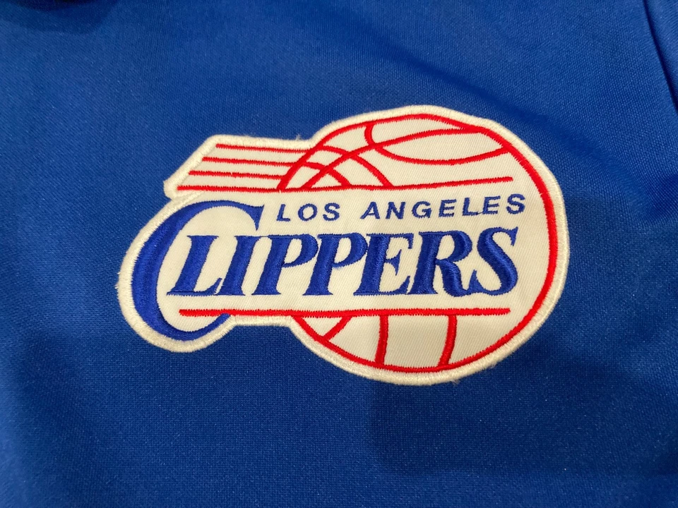 OUNK LA San Diego Clippers Sewn Warm-Up Tracksuit Set Men’s 2XL Jacket & Pants - Image 3 of 4