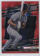 2024 National Convention VIP Gold Pack Red Sparkle Prizm /149 Don Mattingly b4d