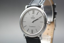 1976 Near MINT OMEGA Constellation 34mm 191.0050 Quartz Silver Men's Vintage