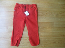 Burberry Children Girls Eloise Pants Orange Red Cotton Check sz 3 Y NWT