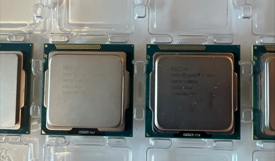 lote de 5 CPU Intel Core i5-3470 3.2GHz Quad-Core 1MB/6MB LGA 1155 SR0T8 Foto 3 de 4