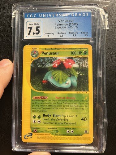 Venusaur graded CGC 7.5 for sale on eBay