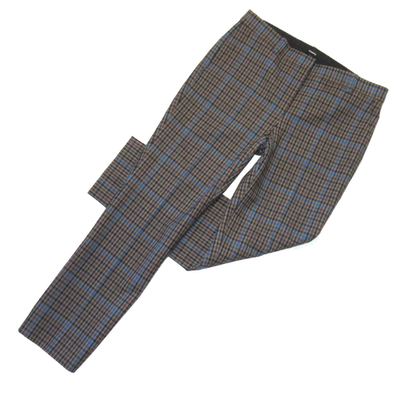 NWT Theory Treeca in Dawson Portland Plaid Stretch Wool Tapered  display picture 1