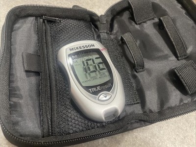 TRUERESULT TRUE RESULT BLOOD GLUCOSE METER NIPRO DIAGNOSTICS WITH CASE