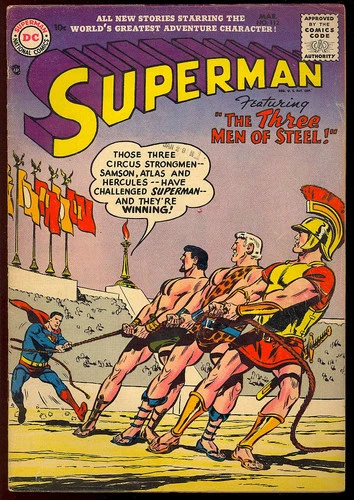 Superman #112 Nice Early Silver Age Superhero Vintage DC Comic 1957 VG+