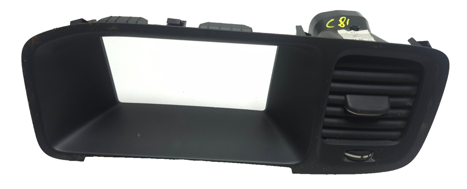 2013 Volvo S60 Dashboard Center Display Trim Bezel w/ Air Vent Grille OEM