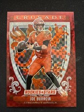 2025 Panini Rookies & Stars - Crusade Joe Burrow #8 Red Plaid