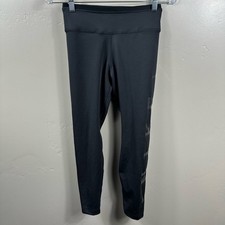 NWT Women's Nike One Icon Clash Ankle Leggings Black Size Small