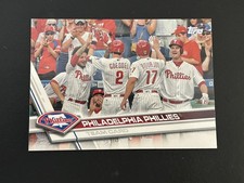 2017 Topps - Philadelphia Phillies Team #174 Peter Bourjos, Tyler Goeddel
