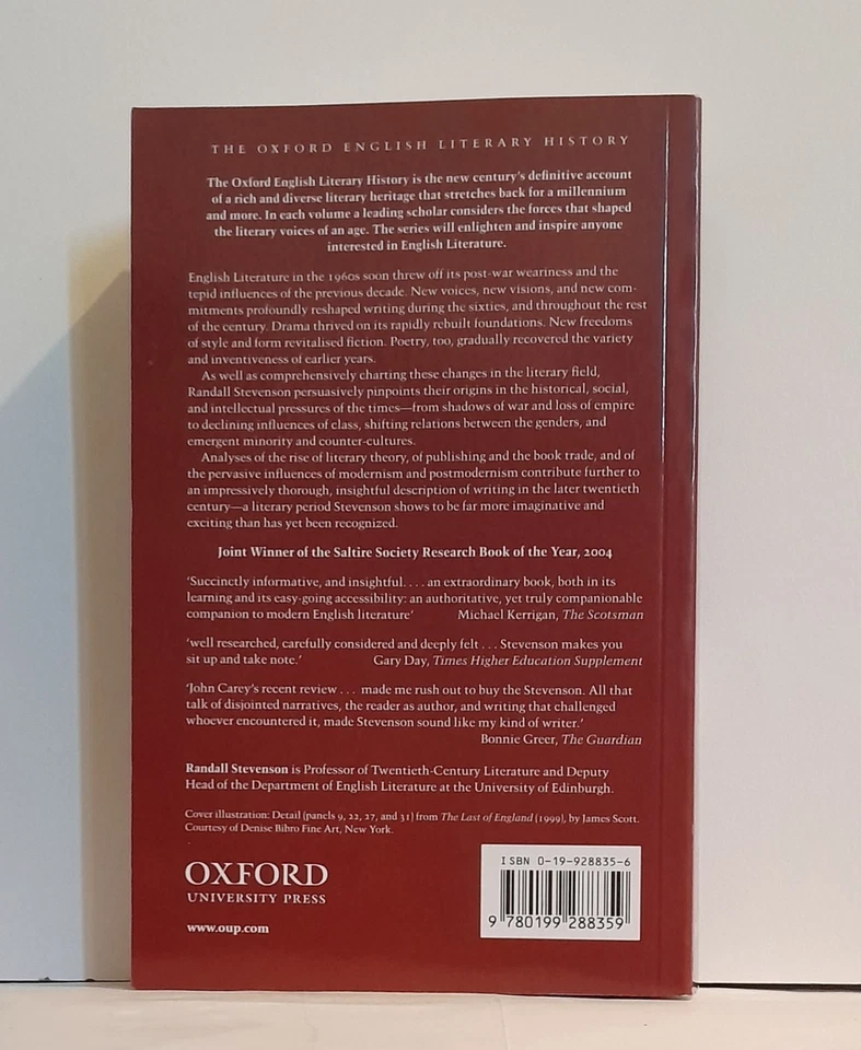 The Oxford English Literary History: Volume 12: 1960-2000: The Last of England? - Image 2 of 3