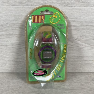 Trendmasters Barfy C Uhr Vintage Electronic Sammlerstück 1998 Brandneu Versiegelt