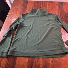 Dudley Stephens Park Slope Turtleneck Vello Fleece Pullover Green Womens XL