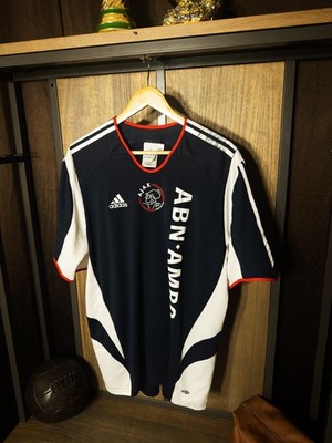 Ajax 2005/06 Away Jersey Size XL Navy & Red Adidas Shirt (SKU