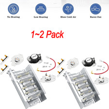 279838  279816 Dryer Heating Element and Thermostat Combo Pack fit Whirlpool