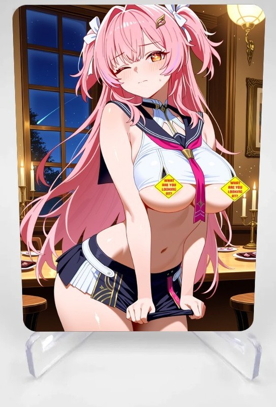 Aemeath Anime Waifu Card 1/1 Collectible WWA-AEM-004