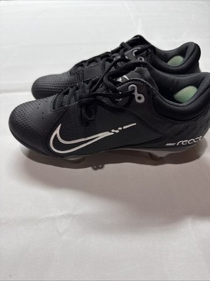 New Nike Hyperdiamond 4 Elite Women's Softball Cleats Black/Grey CZ5917-010 Sz 8