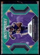 2020 Panini Prizm Football Green Prizm Unstoppable Danielle Hunter Vikings 2