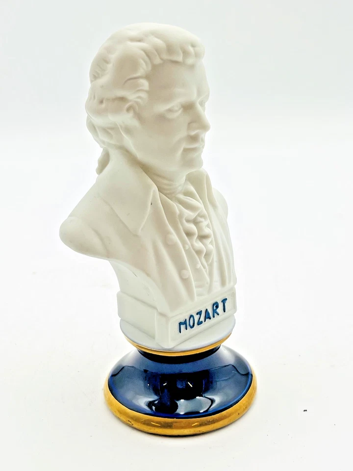 Buste de Mozart en biscuit - 656002 - Photo 2/4