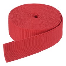 10 Yard x 1 1/2 Inch Width Nylon Webbing Strap Poly Flat Webbing Strapping Red