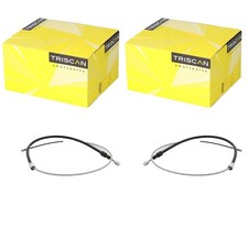 2X TRISCAN HANDBREMSSEIL HINTEN BEIDSEITIG passend für PORSCHE 911