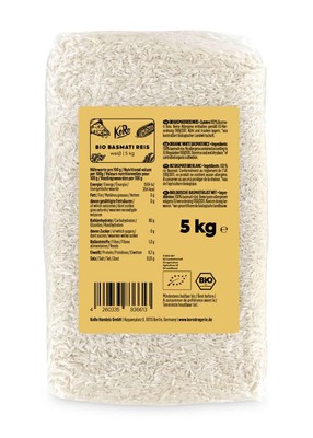 KoRo | Weißer Bio Basmati Reis 5 kg