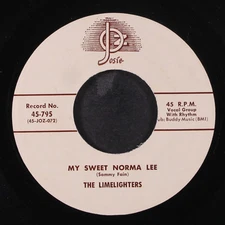 LIMELIGHTERS: my sweet norma lee / cabin hideaway JOSIE 7" Single 45 RPM
