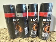 Axe Scented Body Antiperspirant DARK TEMPTATION 48Hour Scent Deodorant 5.1oz-4Pk