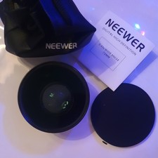 neewer, super wide angle lens, 0.43 x digital, high definition, macro japan opts