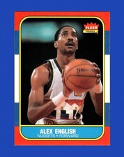 1986-87 Fleer Set-Break # 30 Alex English NM-MT OR BETTER *GMCARDS*