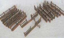 Vintage 1930s German Wooden Stick Fence + Gat...