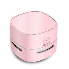 ODISTAR Desktop Vacuum Cleaner, Mini Table dust Sweeper Energy Pink