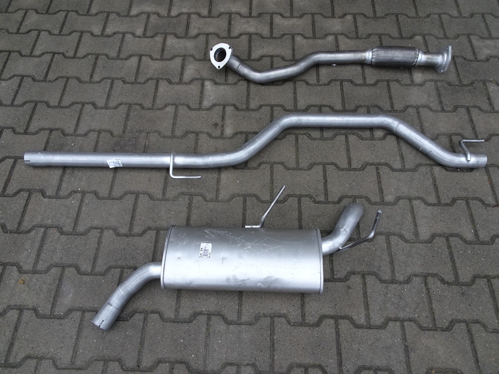 Silencieux echappement Opel Vectra C durable en acier enduit