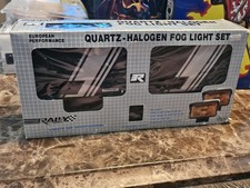 Rally Quartz Halogen Fog Light Set European Styled No. 3106 Vintage New In Box