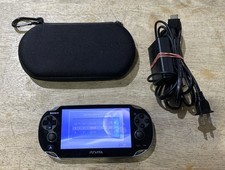 Sony PlayStation PS Vita Slim Black PCH-1001 W/ Charging Cord  Case