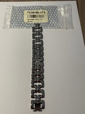 D&G Cinturino Nero Milano F3.60.00.112.5 Silver Steel Mens Watch Strap, 24mm