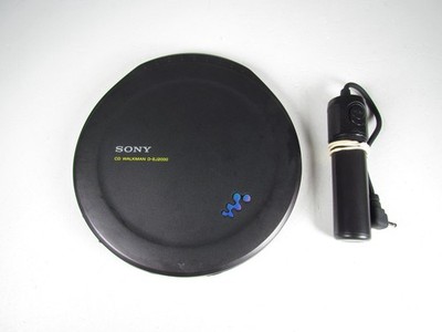 SONY ポータブルCDプレーヤー D-EJ2000 Sony Walkman D-EJ2000 Portable CD Player - Works - No Charger