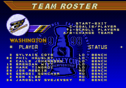 Nhl 98 - Sega Genesis Game - Picture 2 of 6