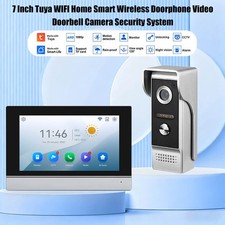 7" Tuya WIFI Home Smart Wireless Doorphone Video Doorbell Camera Security System