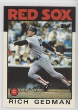 1986 Topps Collector's Edition (Tiffany) Rich Gedman #375 8d2