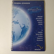Iridium Security Module 9505 Satellite Phone Accessory User Manual Sealed New