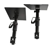 Desk Clamp Speaker Stand Pair, Adjustable Desktop Speaker Stand, St... Fast Ship