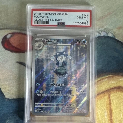 PSA 10 GEM MT - Poliwhirl 176/165 Scarlet & Violet 151 Illustration Rare