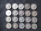 Lot of 20 Mercury Silver Dimes